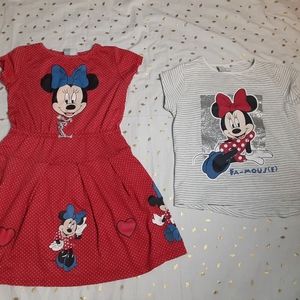 Minnie mouse dress and shirt.